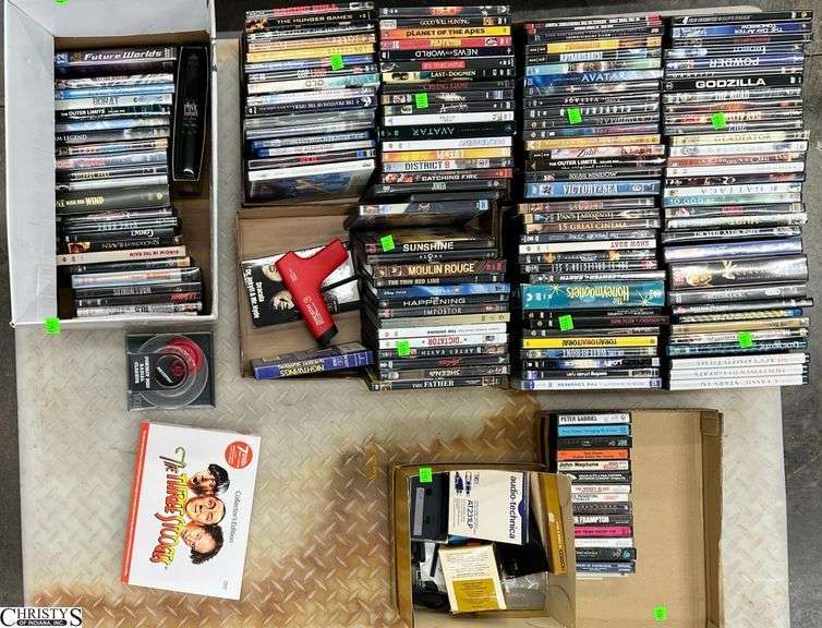 Skid of Various DVD's, Cassette Tapes - SKID NOT INCLUDED image