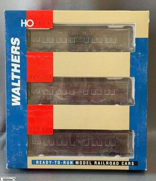 HO Walthers PS Pullman Troop Sleeper Car 3 Pack image