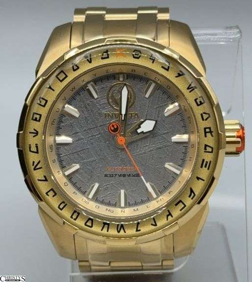 Invicta Star Wars Aurebesh Limited Edition Gold Tone 50mm Watch Model 34853 image