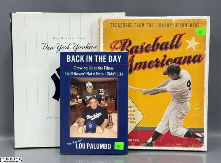 Lou Palumbo Signed Book, Treasures From the Library of Congress, NY Yankees One Hundred Years image