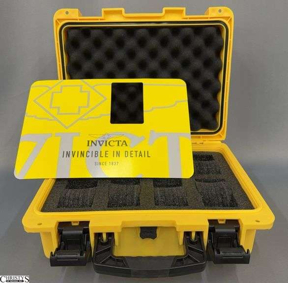 Invicta Yellow 8 Slot Protective Case, "For the Few That Know Best" image