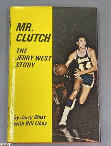 Signed Mr. Clutch by Jerry West Book image