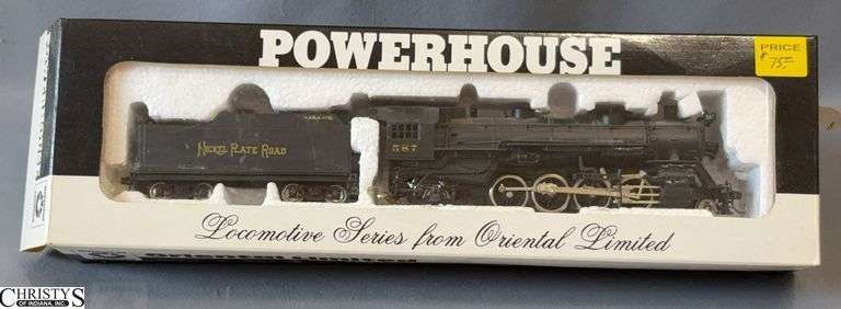 HO Powerhouse Nickel Plate Road Steam Engine #587 and Tender image