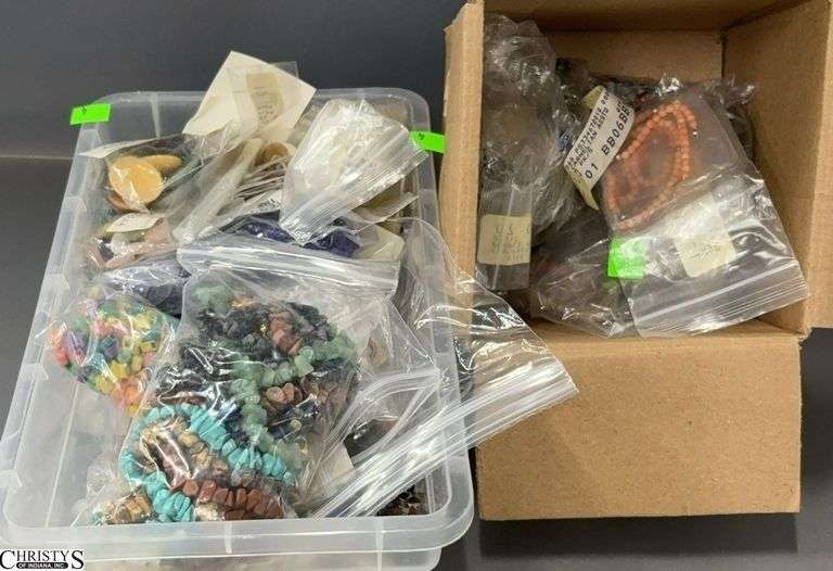 Assorted Jewelry/Craft Beads and Stones image