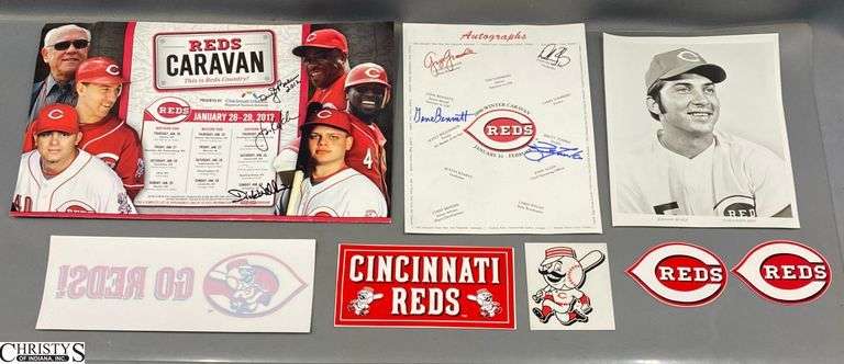 Cincinnati Reds Memorabilia some Signatures image