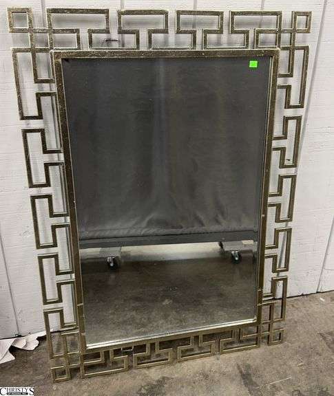 Metallic Gold Framed Mirror, 33x45" image