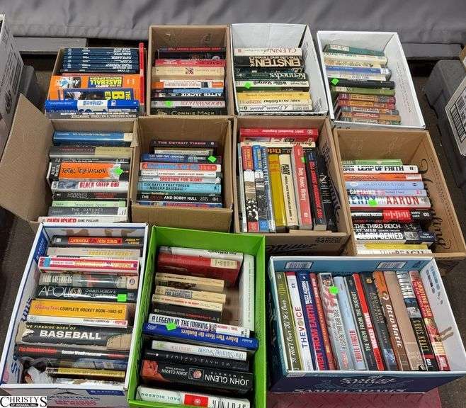 Skid With Books, Space Travel and Sports Related image
