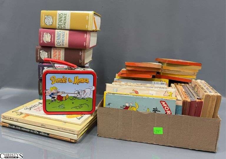 Collection of Pocket Full of Fun Paperback Stories Of Dennis The Menace, and Hank Ketchams Complete Hardcover Set image