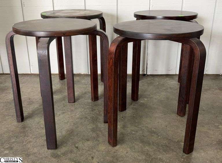 4 Target Home Side Table/Stools - 13" x 18" of each image