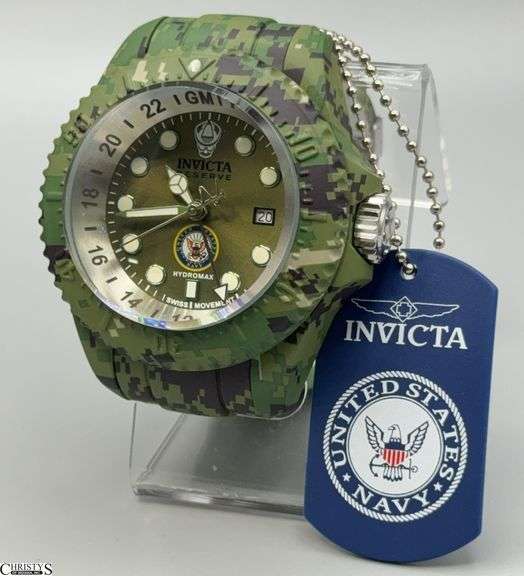 Invicta 52mm Reserve Pro Diver Hydromax US Navy Limited Edition Watch 35322 image