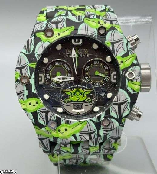 Invicta Reserve Star Wars The Mandalorian Grogu Limited Edition 52mm Wristwatch 35163 image