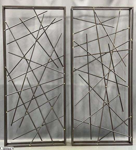 Pair of 3D Metal Set 15.5x35.5" image
