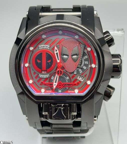 Invicta Marvel Deadpool Limited Edition Automatic Chronograph 52mm Watch 29467 image