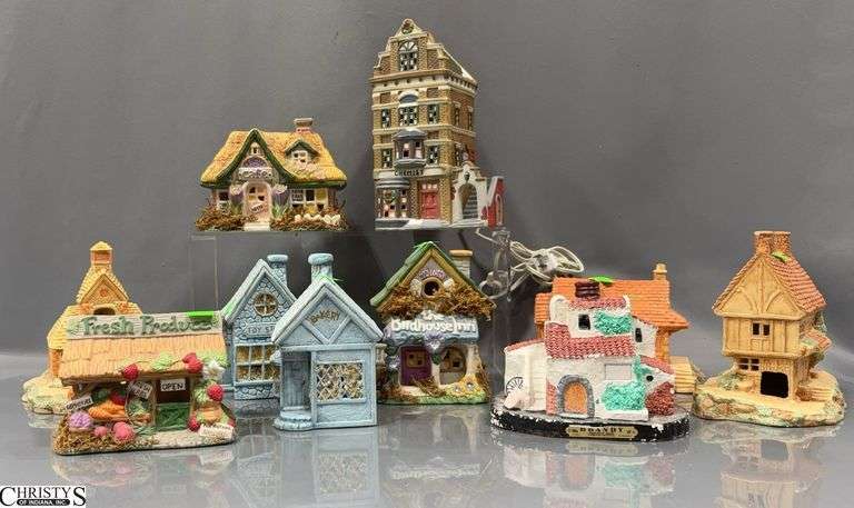 10 Smaller Lighted Villages Cottages, Missing Lights image