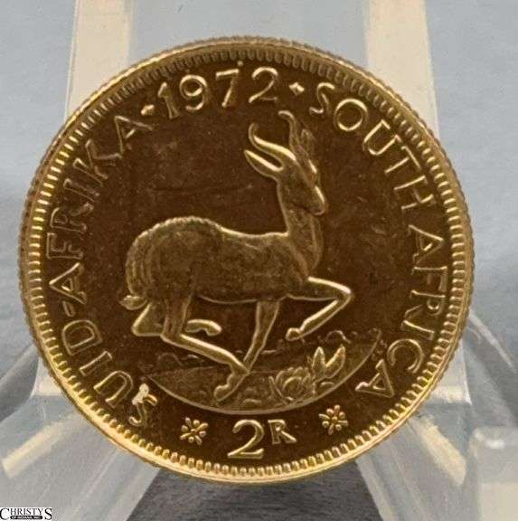1972 South African 2 Rand Gold Piece image
