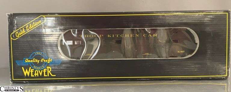 Weaver Models, World War II Troop 3 Rail Troop Kitchen Car image
