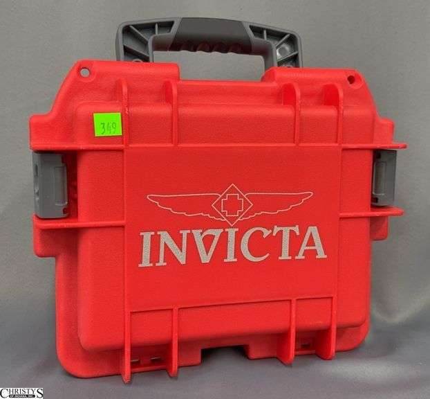 Invicta Red 3 Slot Protective Case image