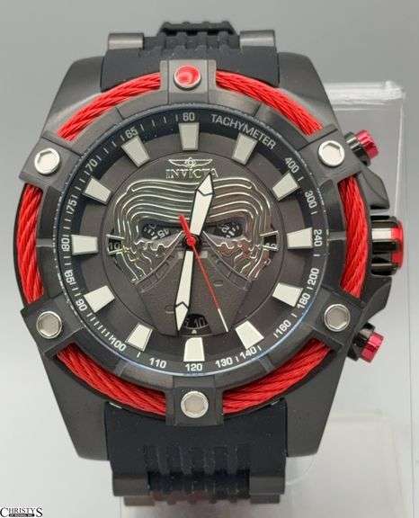 Invicta Star Wars Kylo Ren Limited Edition Chronograph 52mm Watch Model 27203 image