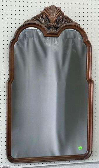 Shell Crest Motif Wall Mirror - 22" x 37" image