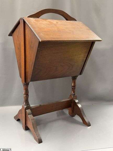 Sewing Stand and Notions 14x15x24" image