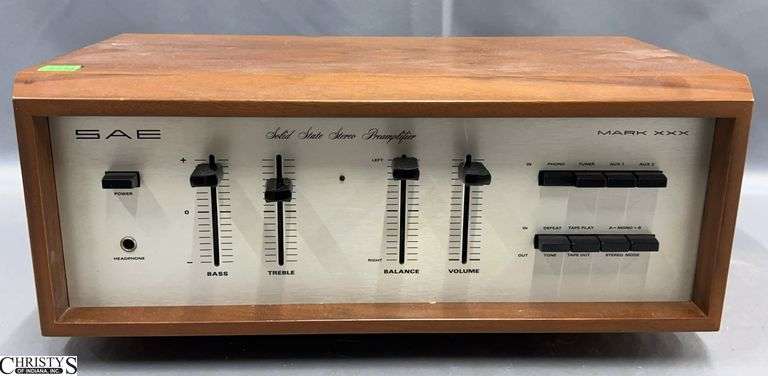 SAE Mark XXX Solid State Stereo Preamplifier - 16.5" x 9" x 7" image
