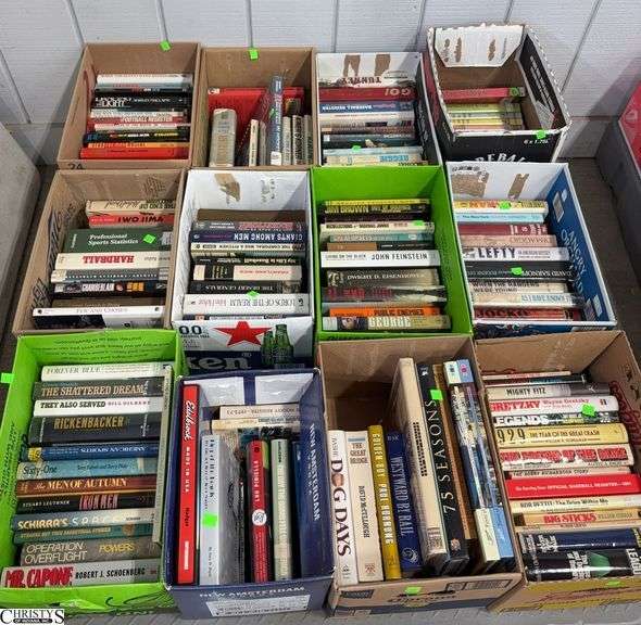 Skid of Books, Space Travel and Sports Related image
