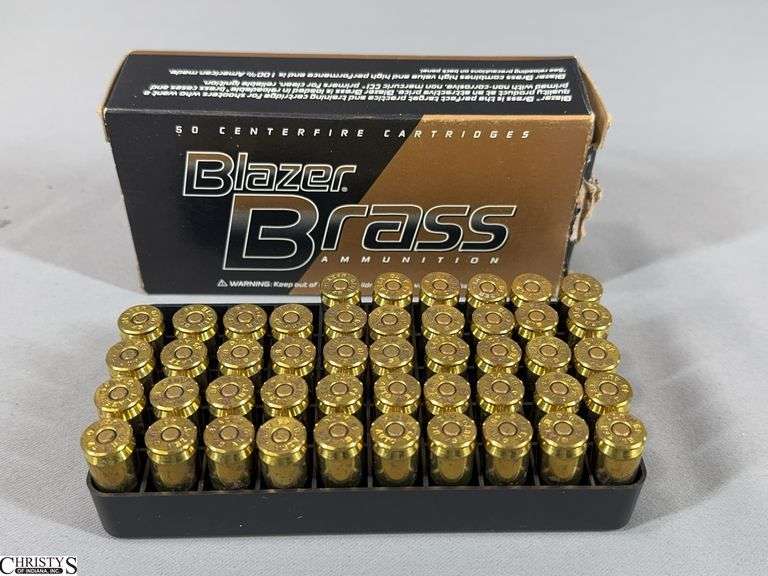 Box of 46 Blazer Brass 45 Auto 230 gr. FMJ Cartridges image