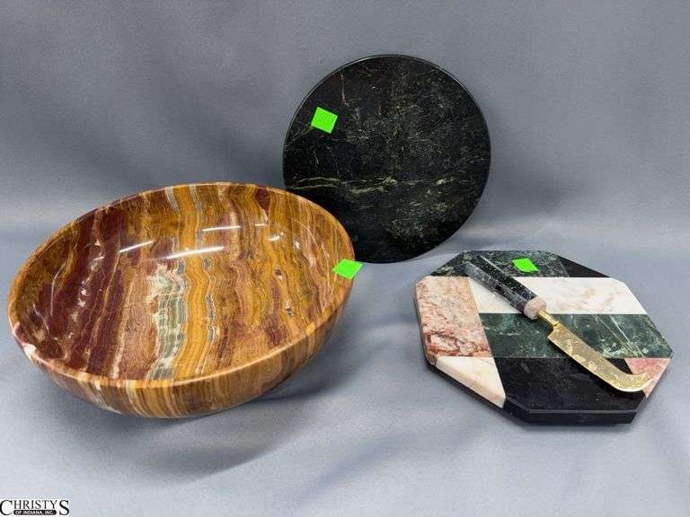 Mineral Bowl, Cheese Plate, Thin Base, Bowl 10x3" Tall image