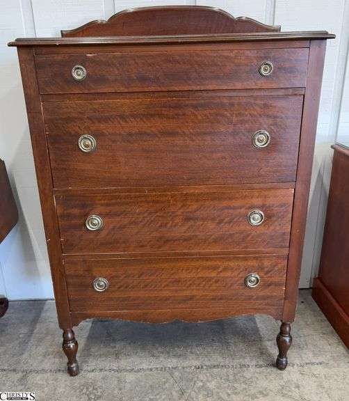 4 Drawer Wooden Chest - 34" x 20" x 48" image