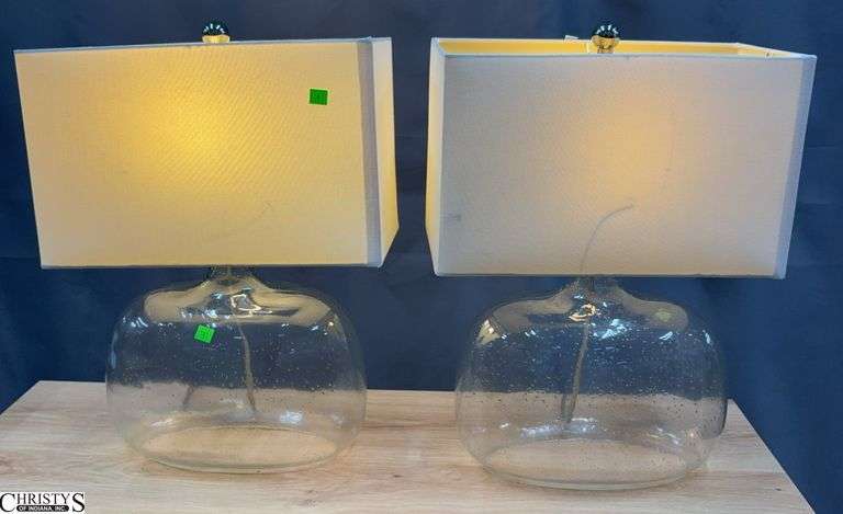 Pair Glass Base 23" Tall image