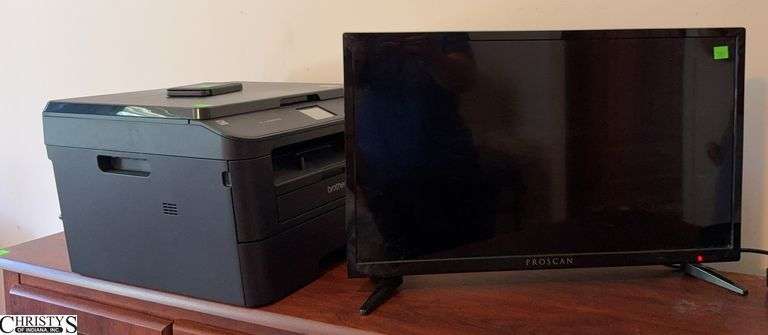 Printer/Copier and Proscan 22” Television image