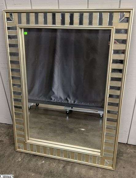 Soft Metallic Gold Wall Mirror 36x48" image