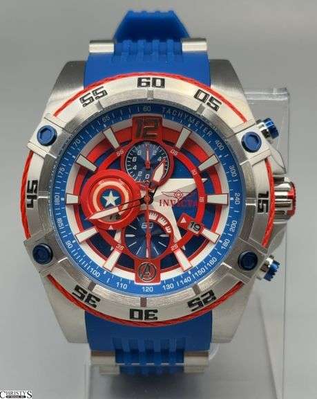 Invicta Marvel Captain America Limited Edition Chronograph 52mm Watch 26780 image