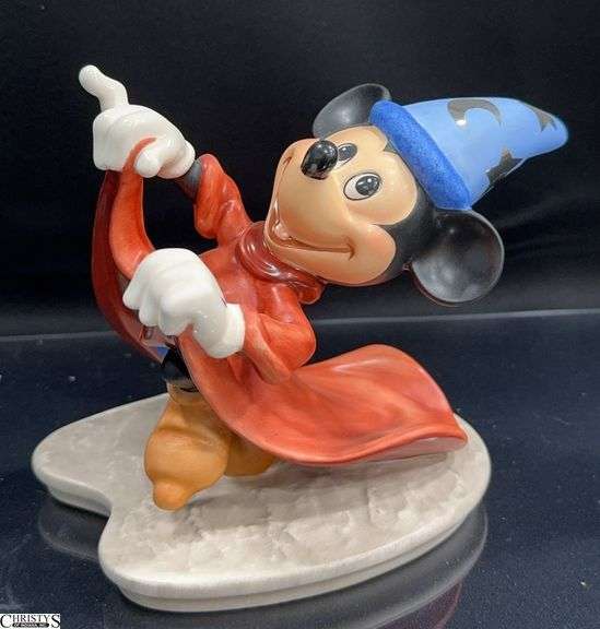 Walt Disney Classics Collection Fantasia Mickey "Mischievous Apprentice" in Box with Certificate of Authenticity. image