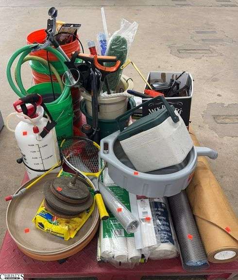 Buckets, Sprayer, Cooler, Tire Pump, Oil Catch Can, SKID NOT INCLUDED image