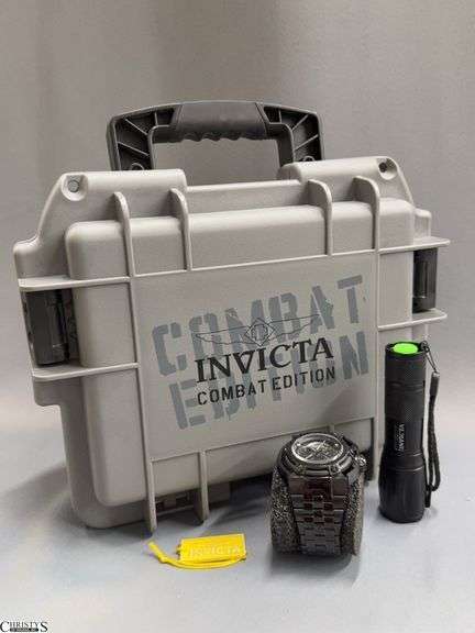 Invicta Reserve Coalition Forces Combat Edition 46mm Watch with Case and Flashlight 34192 image