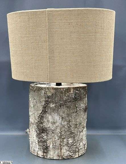 Tree Bark Table Lamp, 24" image
