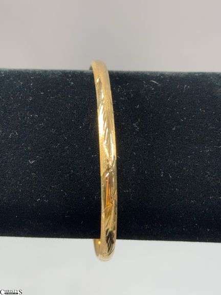 18KT Marked Yellow Gold Bangle Bracelet image