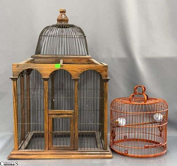 Brown Bird Cages 25", Smaller Needs Bottom image