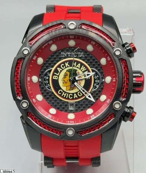 Invicta NHL Chicago Blackhawks Limited Edition 47mm Watch Model 42296 image