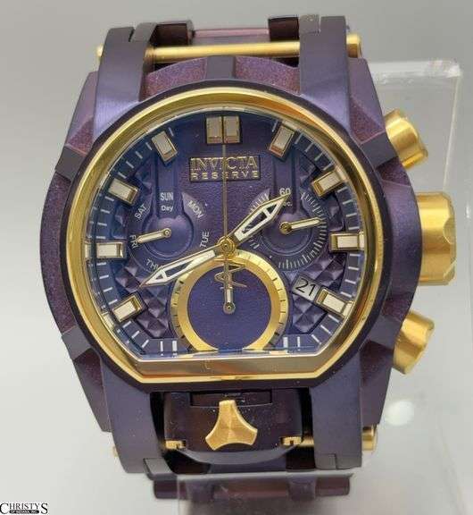 Invicta Reserve Purple Label Zeus Bolt Limited Edition 52mm Watch 38334 image