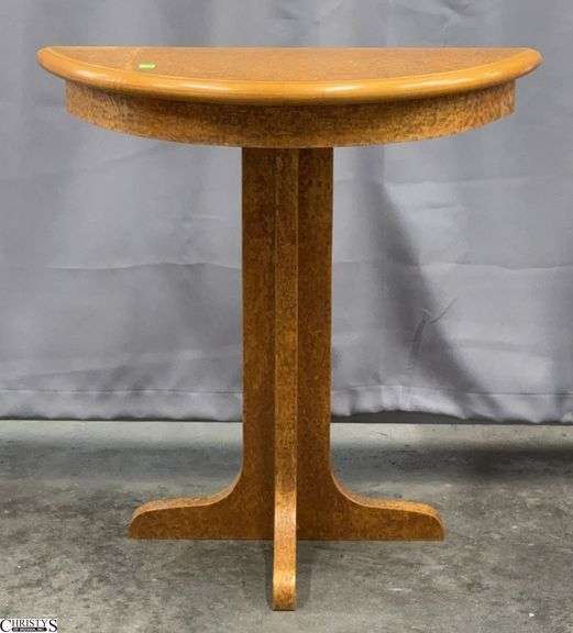 Burl Style Console Table - 28" x 11" x 30" image