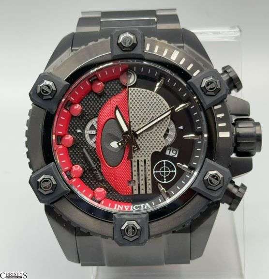 Invicta Marvel Limited Edition Deadpool/Punisher 56mm Watch 27736 image