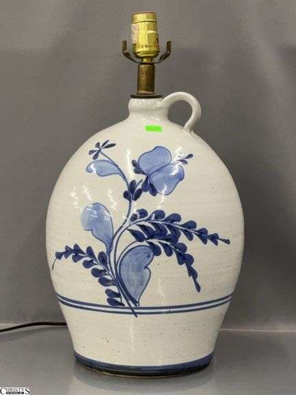 Blue and White Pottery Just Table Lamp 18" image