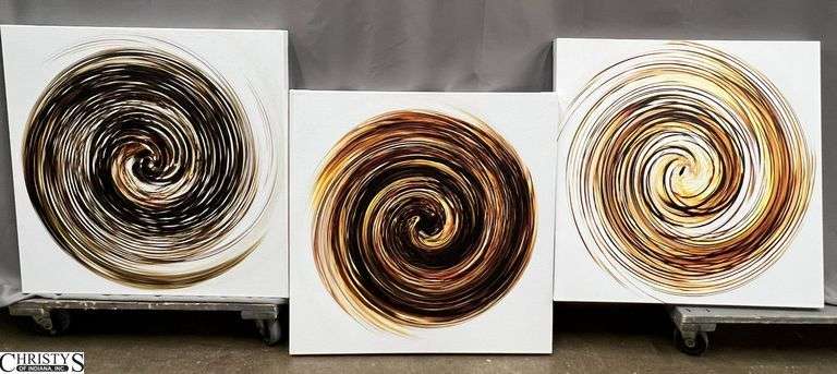 3 Canvas Prints, One Has Hole 24x24" image