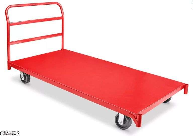 2 Uline H-6708 Metal Platform Truck in Box image
