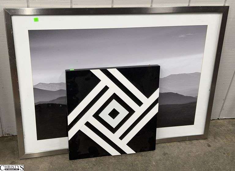 Black and White Framed Print, 45x32" image