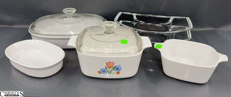 White Corning Ware Pattern Mix, French White 1.8L Carriers image