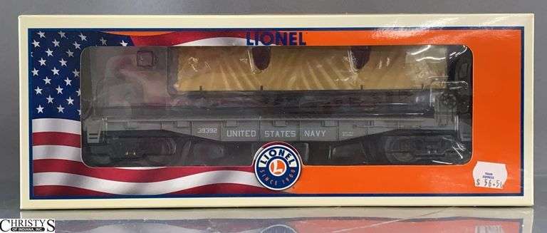 Lionel USA Navy Flat Car With Removable Load, 6-39392 image