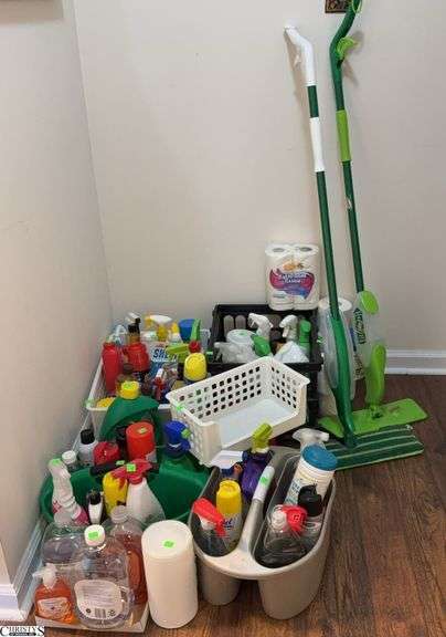 Large Grouping Used Cleaning Supplies image